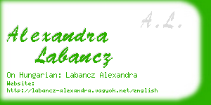 alexandra labancz business card